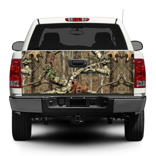 Camouflage Camo forest Portellone posteriore Decal Sticker Wrap Pick-up Truck SUV Car