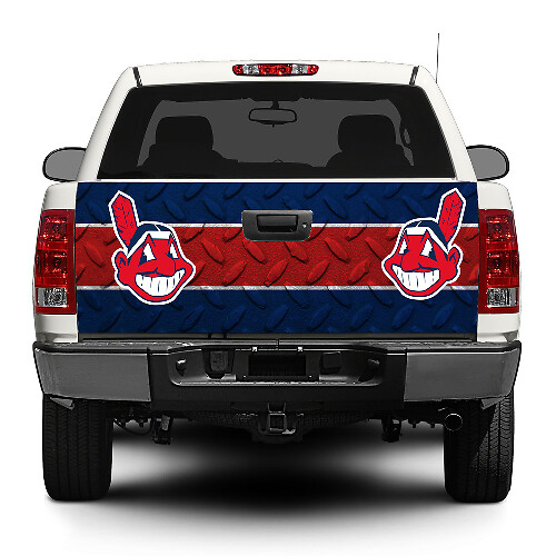Adesivo in Vinile per Tailgate Baseball di Cleveland per Pickup Trucks