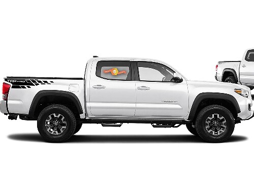 Adesivo per decalcomanie grafiche per letto laterale Toyota Tacoma TRD modello 2