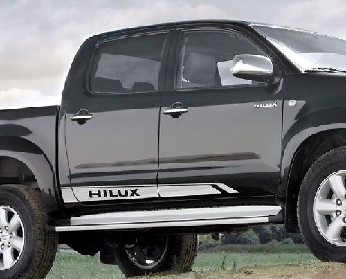 Set di Adesivi in Vinile con Strisce Laterali Brandizzate per Toyota Hilux SR5