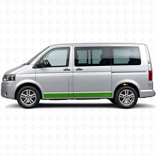 Kit di adesivi in vinile con striscia laterale brandizzata per Volkswagen T5 Multivan_3