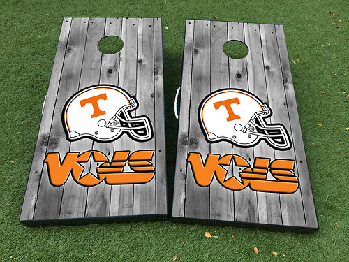 Adesivo per gioco da tavolo Tennessee Vols Football Cornhole Decalcomania INVOLUCRO IN VINILE con LAMINATO
