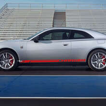 Adesivo in vinile a strisce per battitacco Charger per Dodge Charger Electric_2