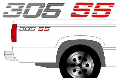 Decalcomanie da comodino per camion Chevrolet Chevy 305 Ss con scelte di colore