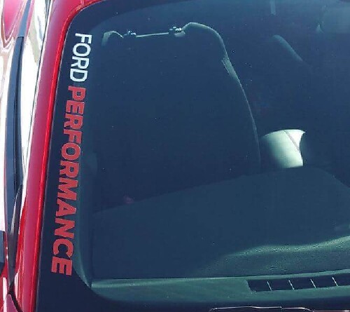 Adesivo Vinile Laterale per Parabrezza Musclecar Performance