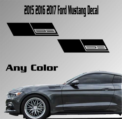 2015 2016 2017 Ford Mustang Fender Vinyl Decal Sticker Ecoboost 2.3 Turbo Car
