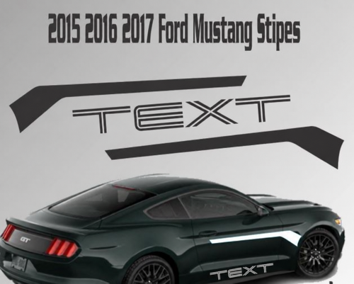 Adesivo in vinile con striscia da corsa personalizzata Kit GT 5.0 Coyote per Musclecar Musclecarmodel 2015-2017