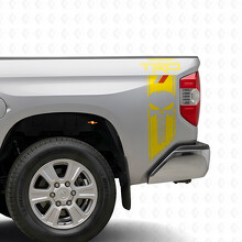 Adesivo in Vinile Strisce Teschio TRD Punisher per il Fianco Toyota Tundra_5