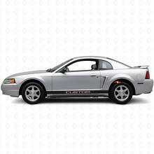 Kit di decalcomanie in vinile personalizzate per fascia sottoporta per Musclecar Mustang 1994-2004_4