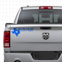 Edizione Texas con Adesivo Vinile Logo Mappa sul Portellone per Camion_2