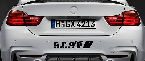 Adesivo in Vinile per Paraurti Posteriore Edizione Sport per BMW