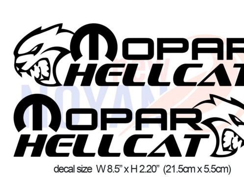 1-SET-MOPAR-HELLCAT-SRT-HEMI-DODGE-RACING-DECAL-VINIL-CUT-OUT-ADESIVO