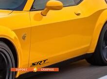 SRT Motorsports Vinyl Decal Sticker Paraurti posteriore per Dodge Charger Challenger Viper Hellcat Demon 2