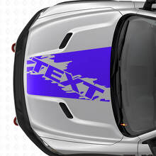 Adesivo in Vinile a Striscia Stile Splash Personalizzato per Cofano Dodge Ram SUV_2