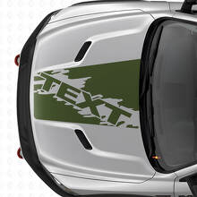 Adesivo in Vinile a Striscia Stile Splash Personalizzato per Cofano Dodge Ram SUV_3