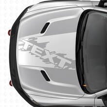 Adesivo in Vinile a Striscia Stile Splash Personalizzato per Cofano Dodge Ram SUV_5