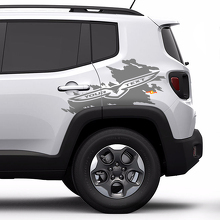 Adesivo in Vinile Grafico Hawk Splash per Jeep Renegade Cherokee Compass_2