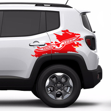 Adesivo in Vinile Grafico Hawk Splash per Jeep Renegade Cherokee Compass_3