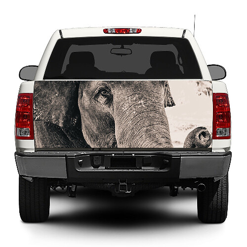 Elefante Animale selvatico Africa Decal Sticker Wrap Pick-up Truck SUV Car