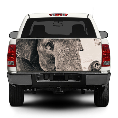 Elefante Animale selvatico Africa Decal Sticker Wrap Pick-up Truck SUV Car