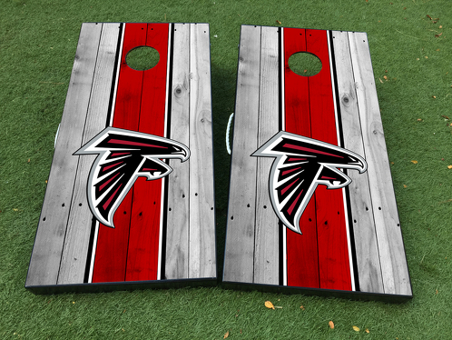 Atlanta Falcons Football Cornhole Gioco da tavolo Decalcomania INVOLUCRO IN VINILE con LAMINATO