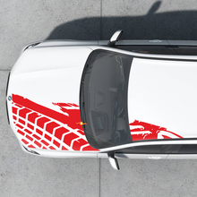 Traccia pneumatici splash Hood Roof Graphics Decal Adesivo Universal Fittament
 3