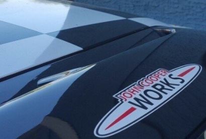 2 pezzi JOHN COOPER WORKS 3 colori vinile fustellato decalcomania grafica Mini S JCW