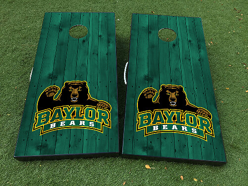 Set di adesivi in vinile per tavola Cornhole Baylor Bears