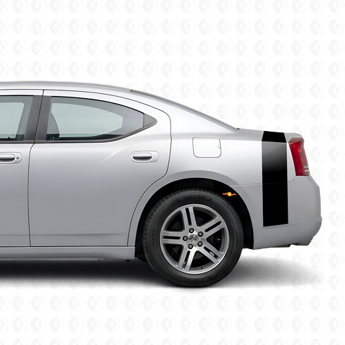 Striscia Decorativa Adesiva in Vinile per Fiancata Letto Bagagliaio per Dodge Charger 2006-2010_1