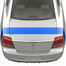 Striscia Decorativa Adesiva in Vinile per Fiancata Letto Bagagliaio per Dodge Charger 2006-2010_4