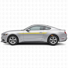 Strisce Laterali con Contorno Accentato Adesivo in Vinile per Ford Mustang 2015-2020_5