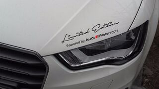 2 adesivi per decalcomanie Audi Motorsport in edizione limitata compatibili con i modelli Audi