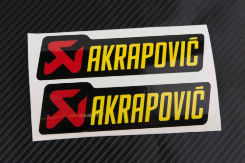 Adesivi in Vinile per Marmitta Stile Akrapovic