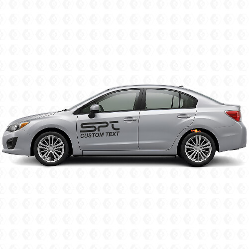 Adesivi laterali personalizzati stile SPT per Subaru
