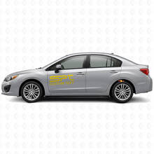 Adesivi Personalizzati Laterali in Vinile Stile Performance per Veicoli Subaru_5