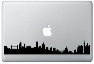 Adesivo decalcomania per MacBook portatile Skyline di Londra
