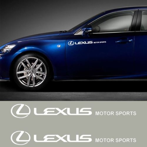 Bianco lucido o nero Lexus vinile adesivo decalcomania logo sovrapposizione IS GS LS RC
