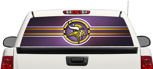 Adesivo in Vinile per Finestrino Posteriore NFL Minnesota Vikings
