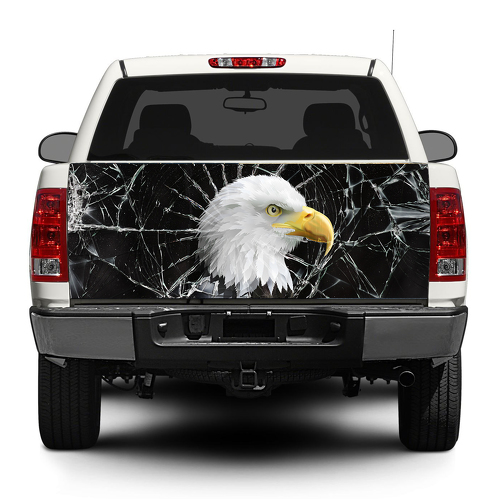 Aquila rotto vetro portellone adesivo decalcomania avvolgere camioncino SUV auto