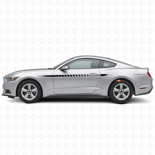 Kit di Adesivi Laterali in Vinile con Strisce Stile Rally per Musclecar Musclecarmodel 2015-2020