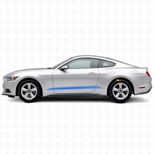 Kit Adesivi in Vinile con Strisce Contorno Laterali Inferiori per Musclecar Musclecarmodel 2015-2020_2