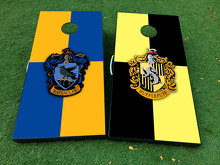 Set di adesivi in vinile per tavolo Cornhole Serpeverde e Grifondoro_2