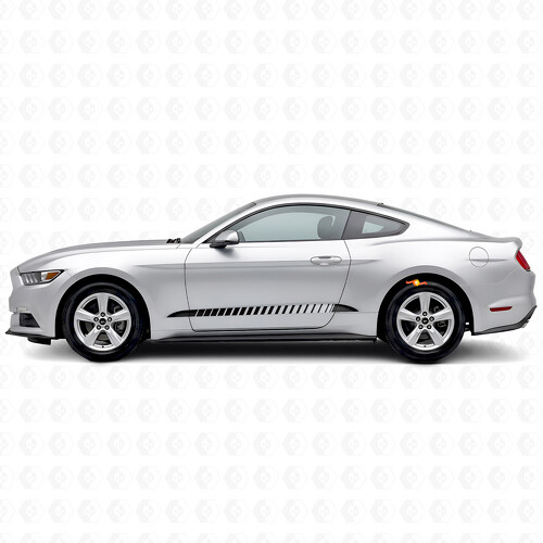 Kit di adesivi in vinile a strisce lampeggianti laterali inferiori per Musclecar Musclecarmodel 2015-2020