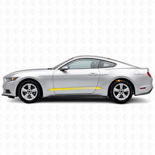 Kit di adesivi in vinile a strisce lampeggianti laterali inferiori per Musclecar Musclecarmodel 2015-2020_5