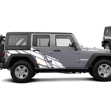 Adesivo in Vinile con Grafica Lineare per Jeep Wrangler Unlimited JK 2