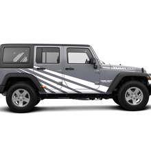 Kit Adesivi in Vinile con Strisce Dritte per Jeep Wrangler JK 2