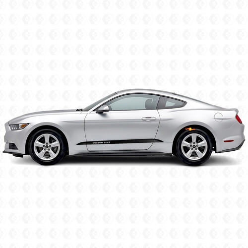 Kit Adesivi in Vinile Strisce Personalizzate Laterali Inferiori per Musclecar Musclecarmodel 2015-2020