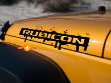 WRANGLER JEEP Decal Sticker schizzi sangue cappuccio grafica SAHARA o RUBICON JK 2