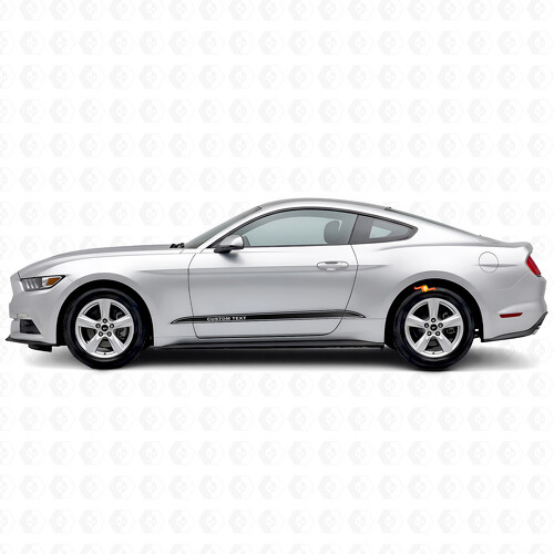 Kit di adesivi in vinile con strisce contorno personalizzate per lato inferiore per Musclecar Musclecarmodel 2015-2020