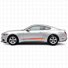 Kit di adesivi in vinile con strisce contorno personalizzate per lato inferiore per Musclecar Musclecarmodel 2015-2020_4